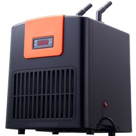 VEVOR Aquarium Chiller 52 Gallon, 1/10 HP Water Chiller for Hydroponics, Fast Cooling for Fish Tank,Axolotl,Coral Reef,Quiet Refrigeration Compre