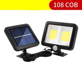 Splitter Solar Outdoor Light Street Light COD With Remote Control (Option: E)