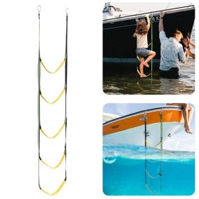 Emergency Tools Rubber Boat Special Boarding Ladder (Type: 5-Ladder, Color: Green)