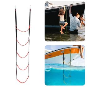Emergency Tools Rubber Boat Special Boarding Ladder (Type: 5-Ladder, Color: Red)
